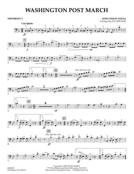 Washington Post March - trombone 2
