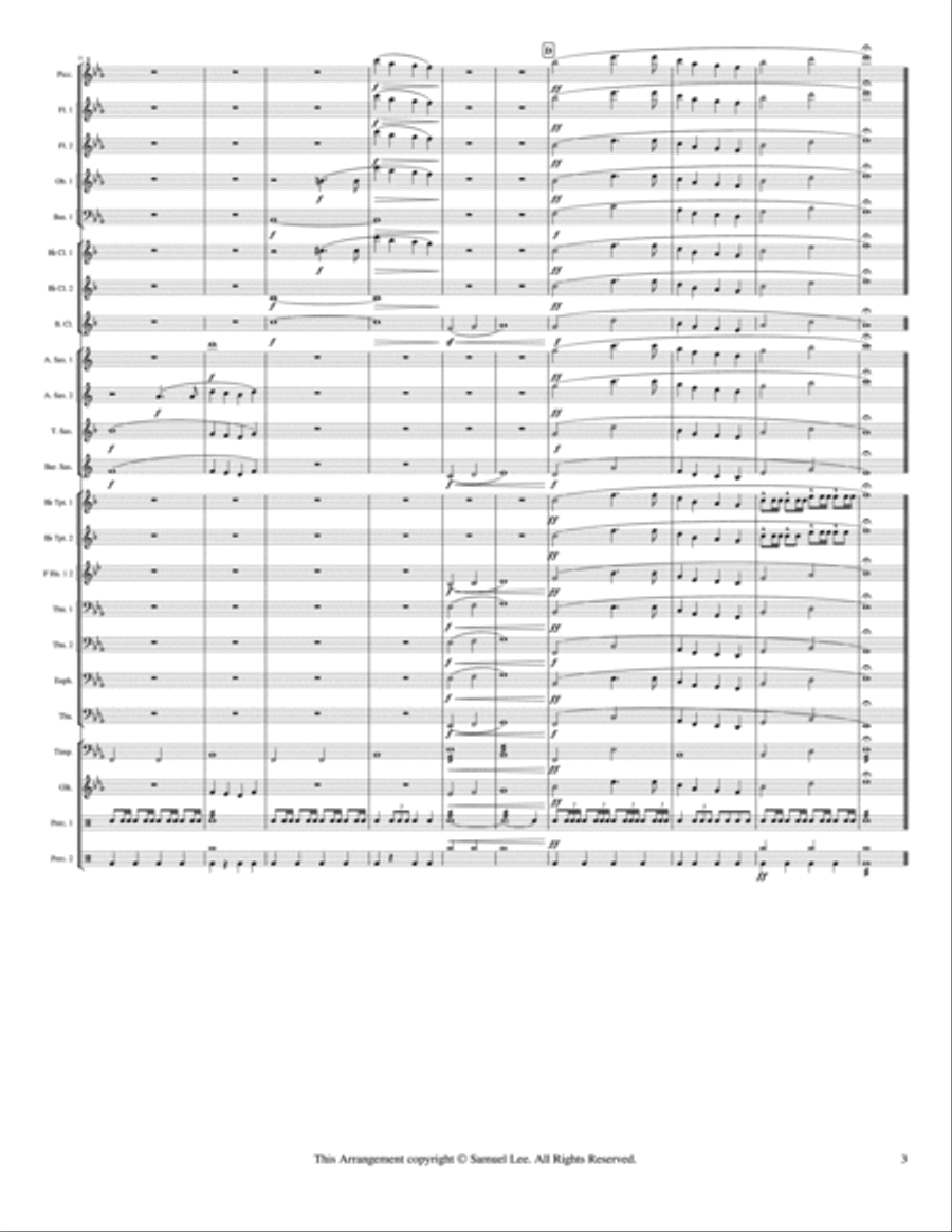 O Canada Concert Band scores gallery preview page 6