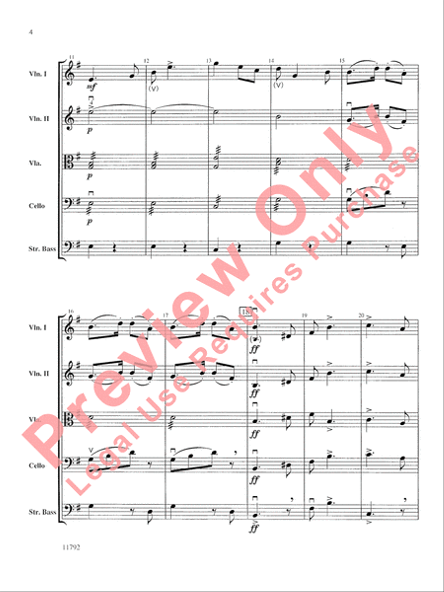 Symphony No. 9 String Orchestra scores gallery preview page 5