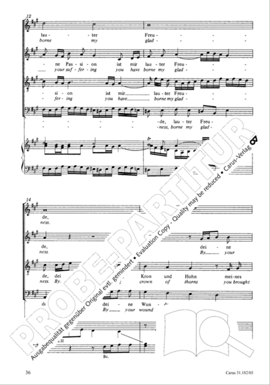Himmelskonig, sei willkommen (King of heaven, be most welcome) ATB scores gallery preview page 36