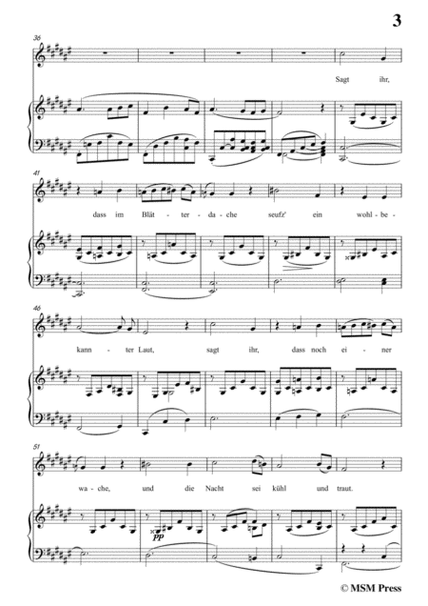 Schubert-Liebeslauschen(The Maiden's Serenade),D.698,in F sharp Major,for Voice&Piano image number null