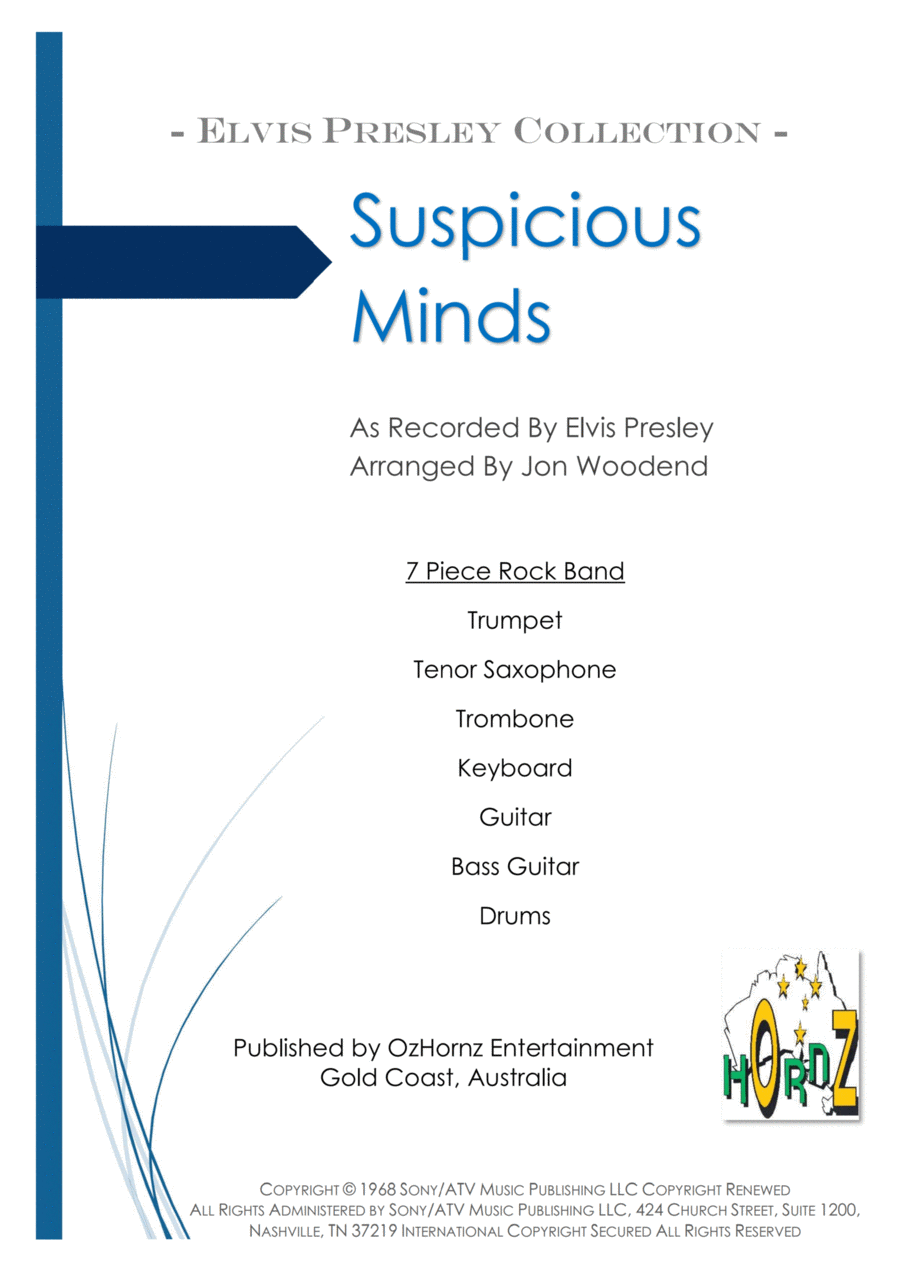 Suspicious Minds Large Ensemble scores gallery preview page 1
