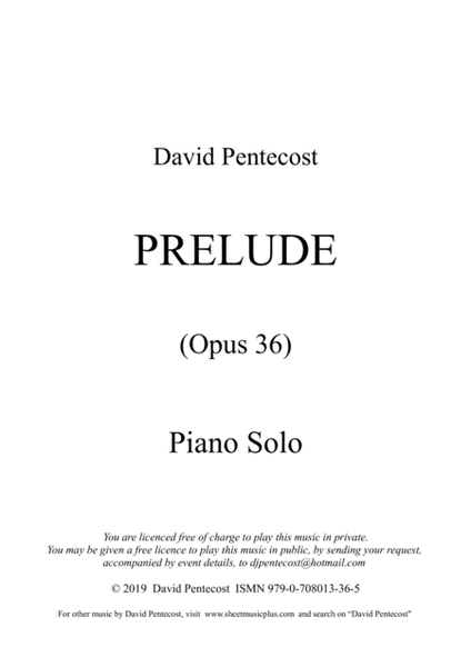 Prelude, Opus 36 image number null