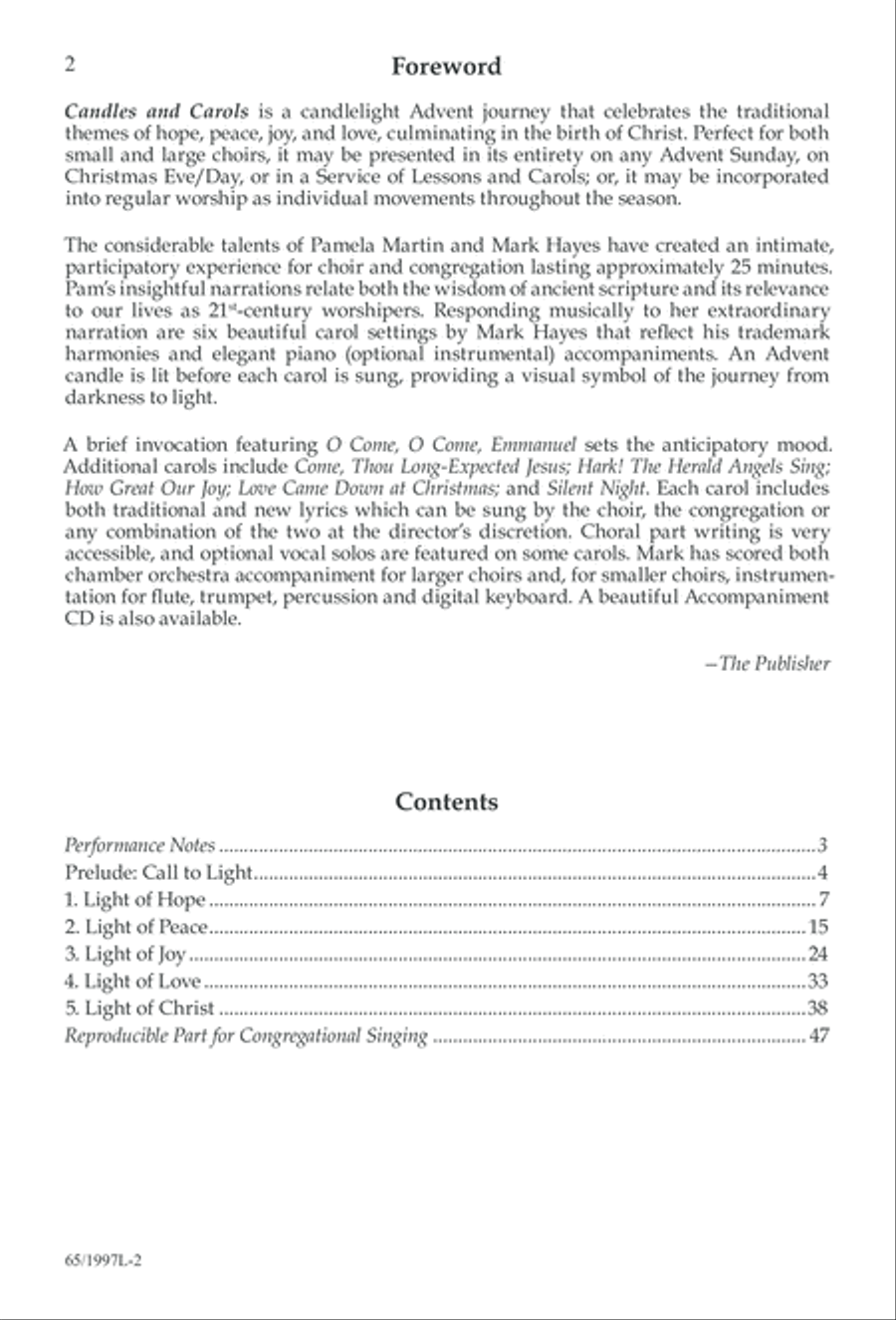 Candles and Carols Candles and Carols 3-Part scores gallery preview page 3
