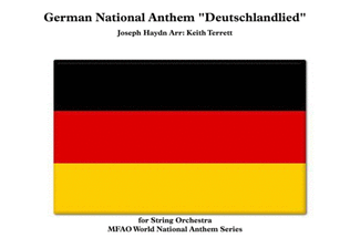 Book cover for German National Anthem for String Orchestra