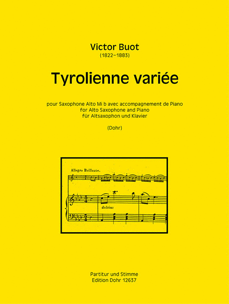 Tyrolienne variée für Altsaxophon und Klavier