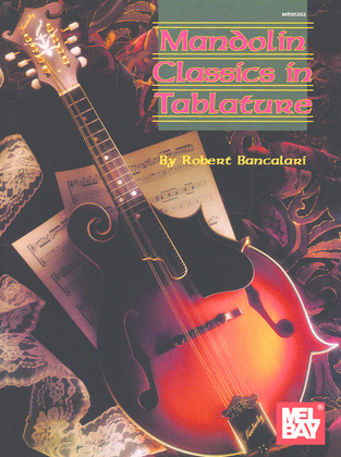 Book cover for Mandolin Classics in Tablature
