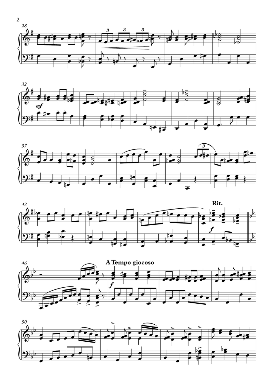 Sixteen Going On Seventeen Piano Solo scores gallery preview page 2