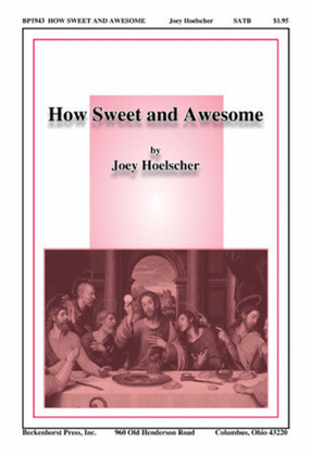 Book cover for How Sweet and Awesome