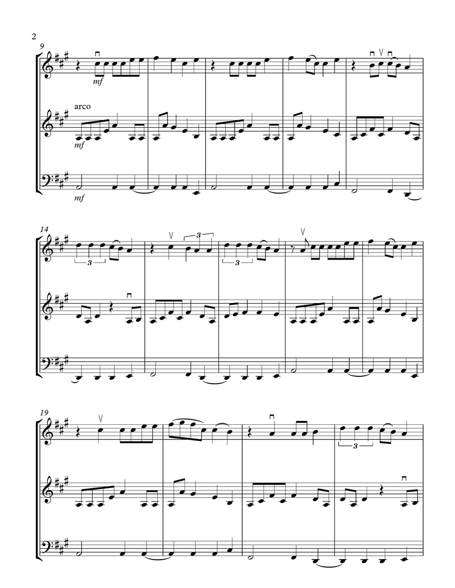 Intentions String Trio scores gallery preview page 2