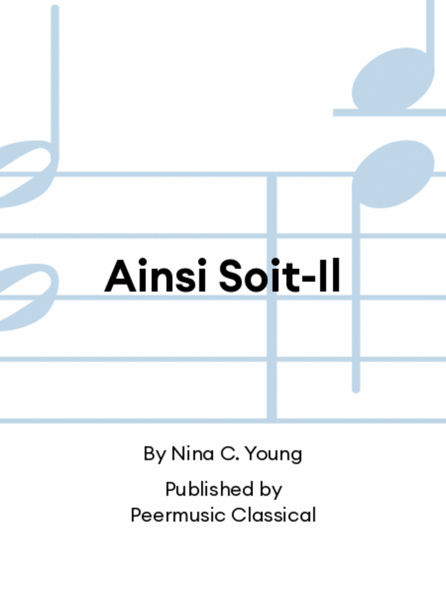 Ainsi Soit-Il Chamber Music scores gallery preview page 1