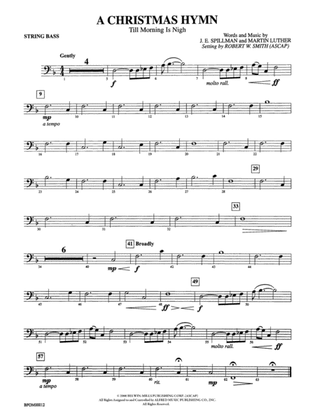 A Christmas Hymn: String Bass