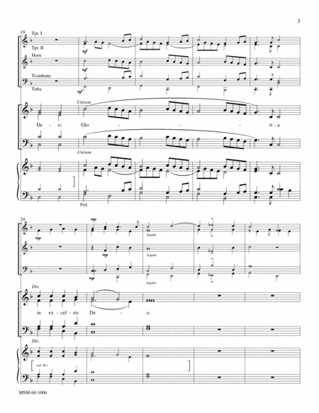 Angels We Have Heard on High (Downloadable Full Score and Parts)