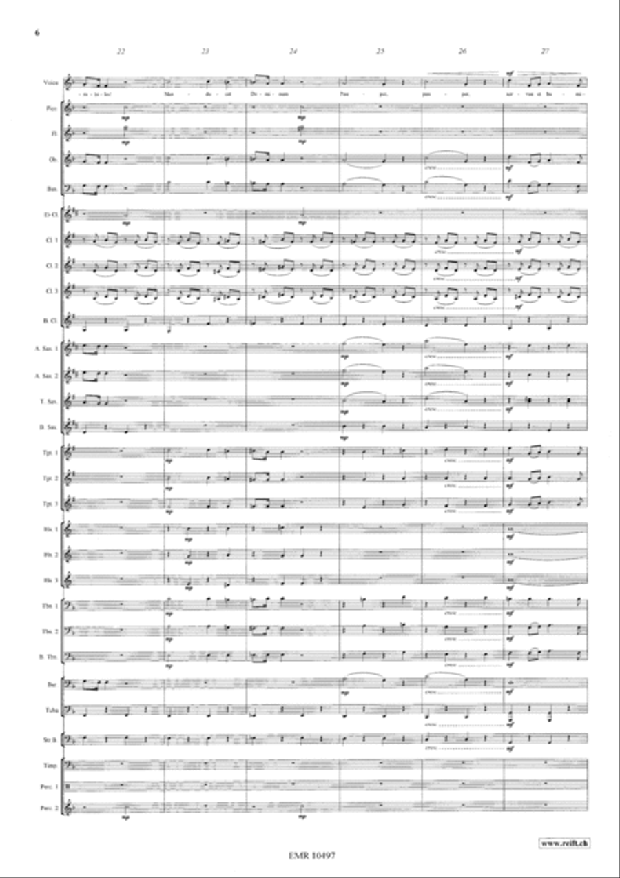 Panis Angelicus Panis Angelicus Concert Band scores gallery preview page 6