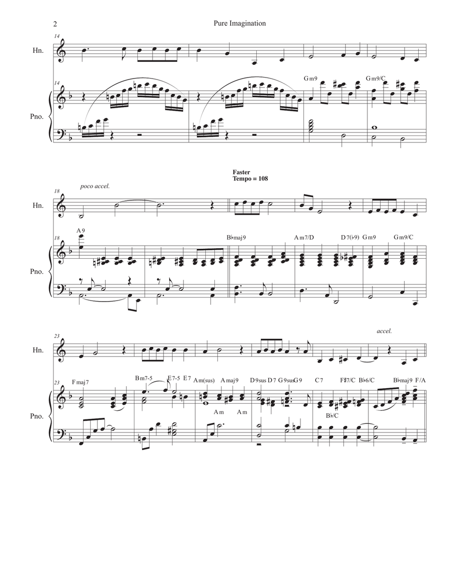 Pure Imagination Pure Imagination Piano scores gallery preview page 2
