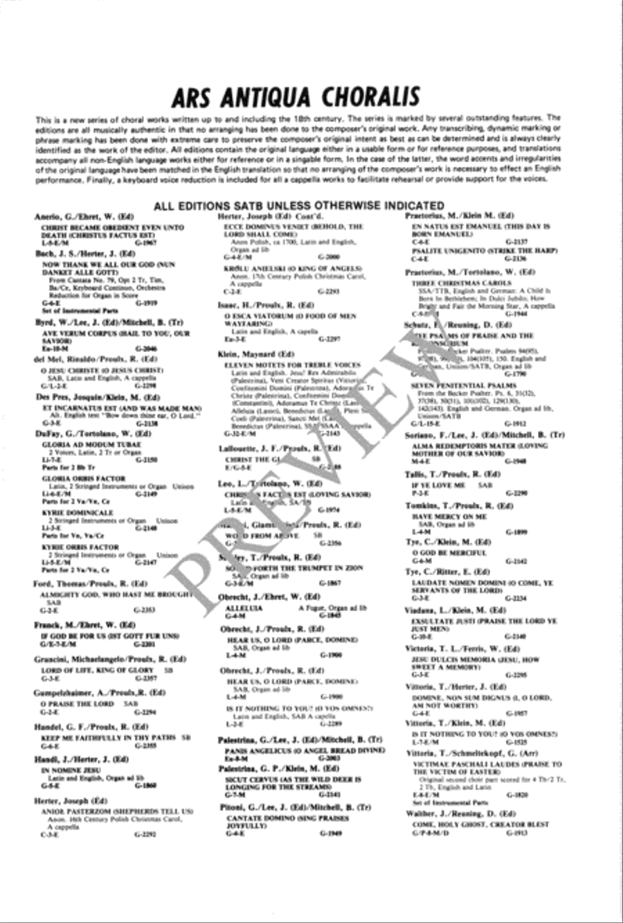 Call to Remembrance 4-Part scores gallery preview page 9