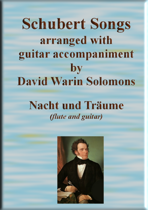 Book cover for Nacht und Träume (Heil'ge Nacht du sinkest nieder) for flute and guitar