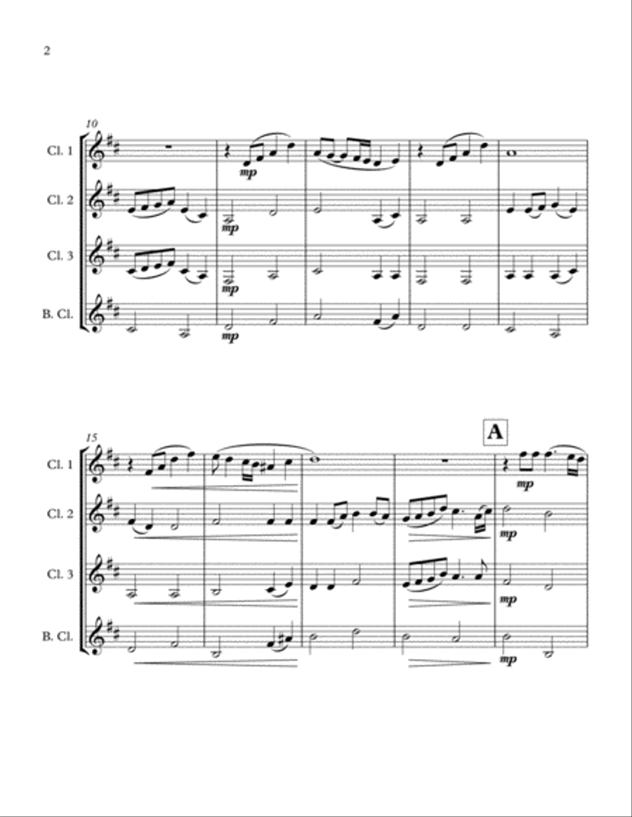 Have Yourself A Merry Little Christmas from MEET ME IN ST. LOUIS Woodwind Quartet scores gallery preview page 3
