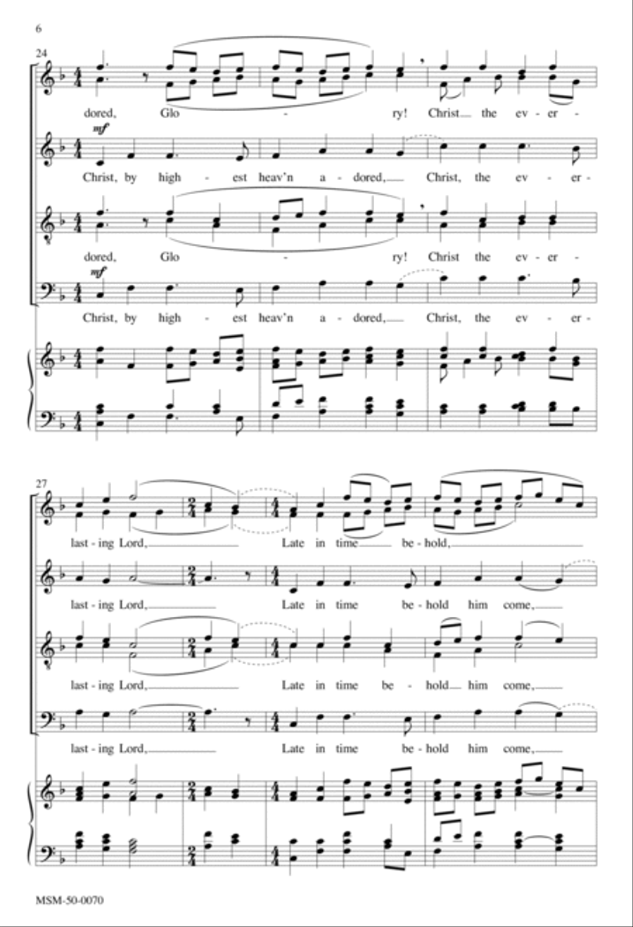 Hark! The Herald Angels Sing Divisi scores gallery preview page 5