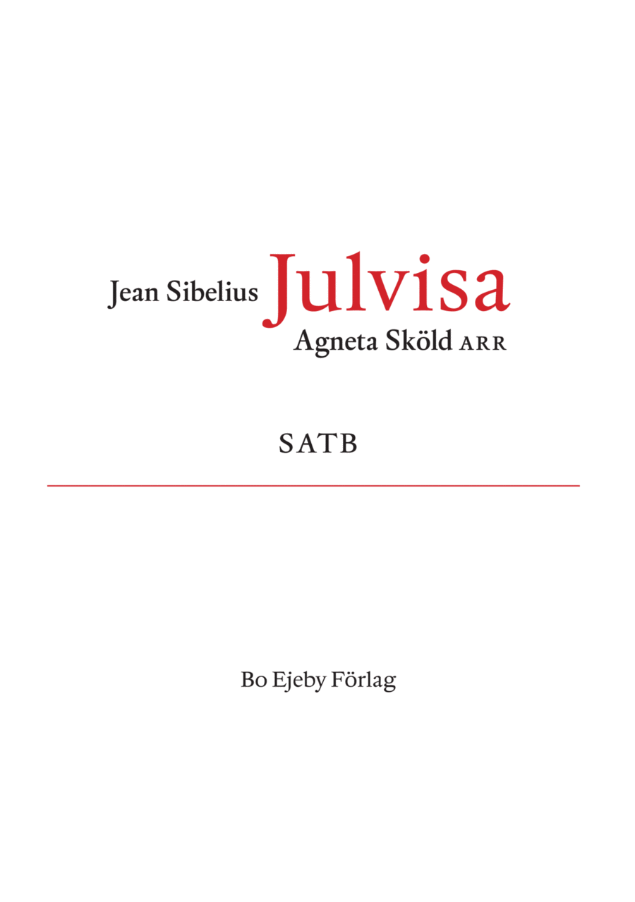 Julvisa 4-Part scores gallery preview page 1
