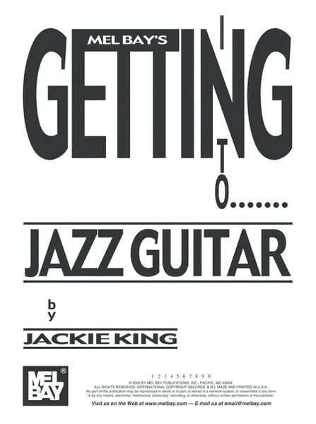 Getting into Jazz Guitar Book image number null