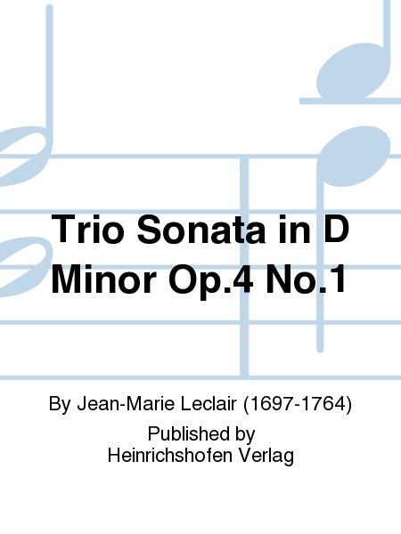 Trio Sonata in D Minor Op. 4 No. 1