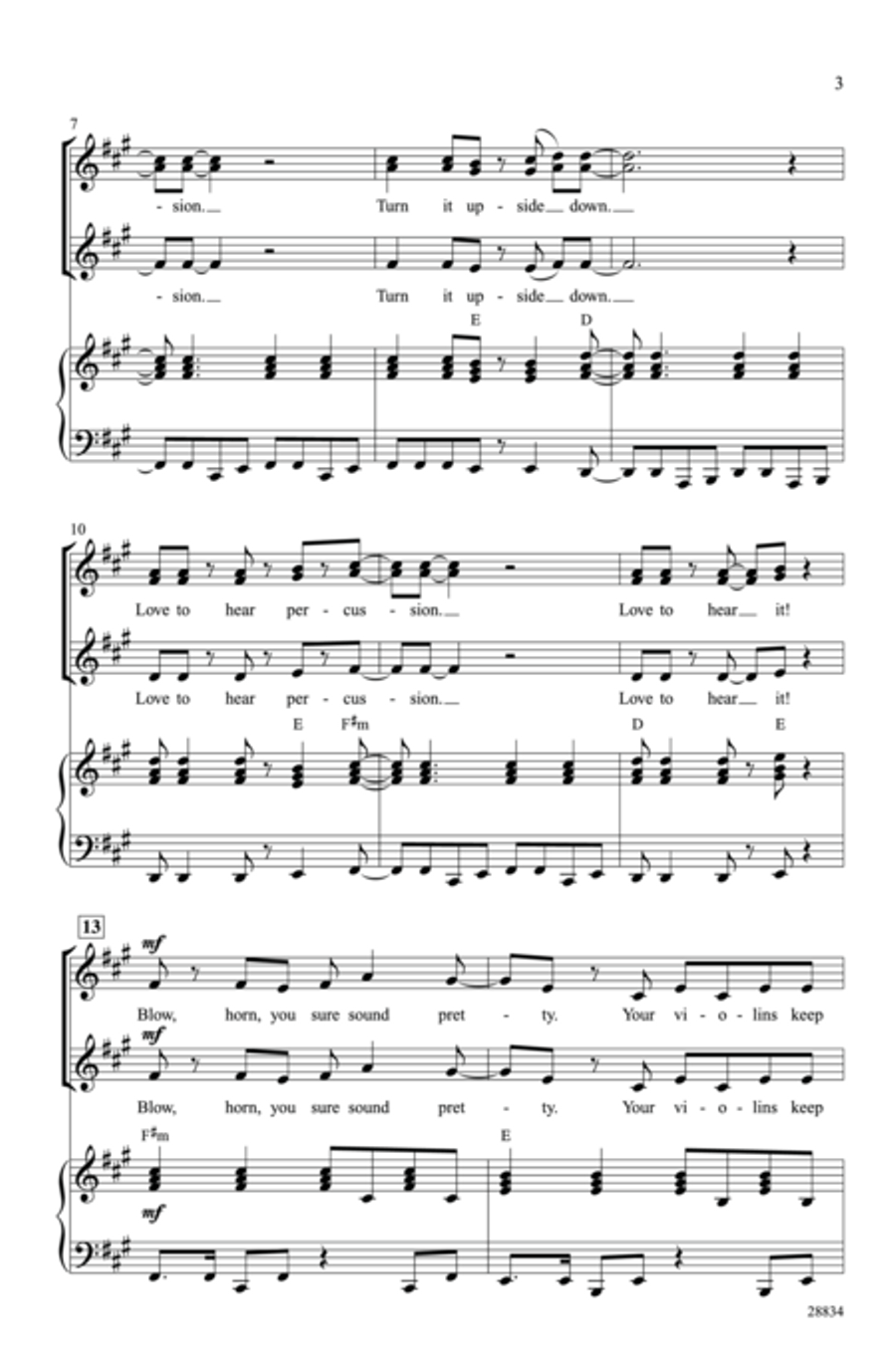 Turn the Beat Around Turn the Beat Around Women's Choir scores gallery preview page 17