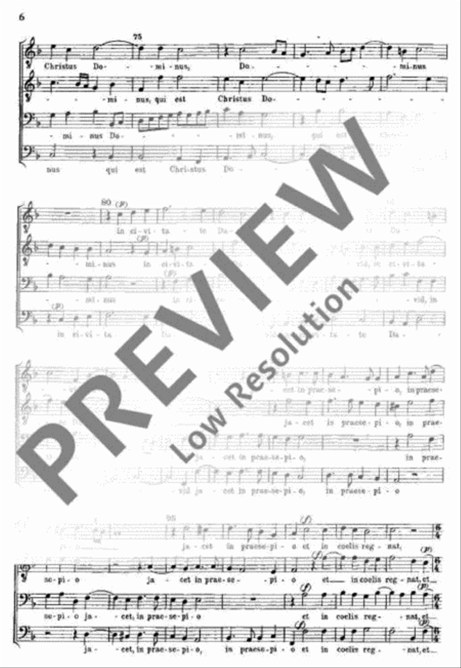O regem coeli TTBB scores gallery preview page 7