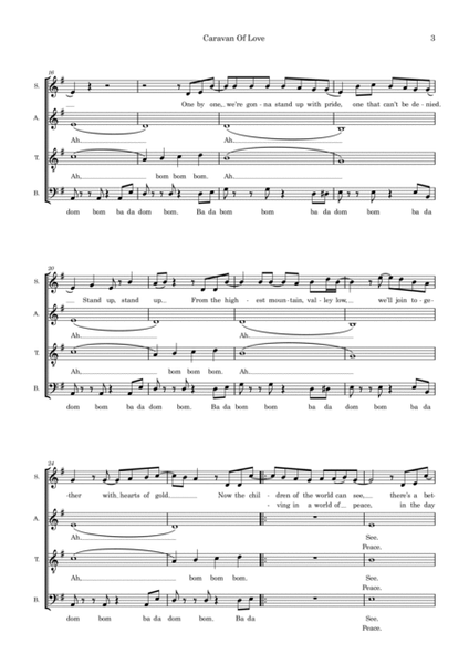 Caravan Of Love (arr. Craig McLeish)