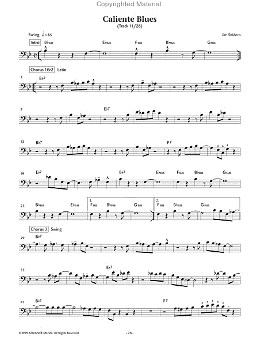 Easy Jazz Conception Trombone Trombone scores gallery preview page 12