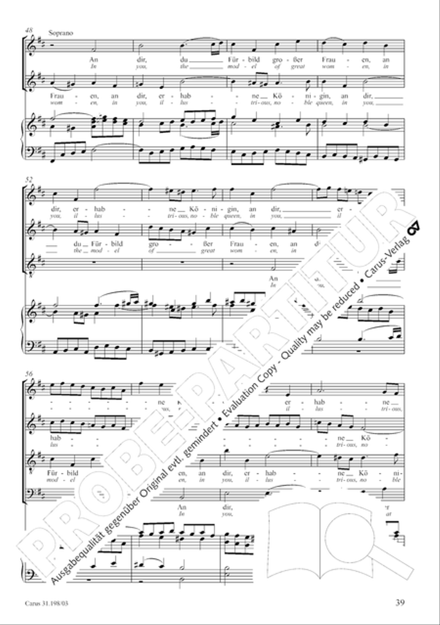 Let, Princess, let but one more ray (Lass, Furstin, lass noch einen Strahl) 4-Part scores gallery preview page 40