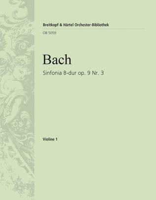 Sinfonia in Bb major Op. 9 No. 3