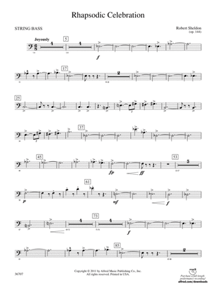 Rhapsodic Celebration: (wp) String Bass