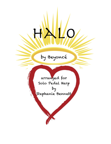 Halo by Beyoncé, for Solo Pedal Harp image number null