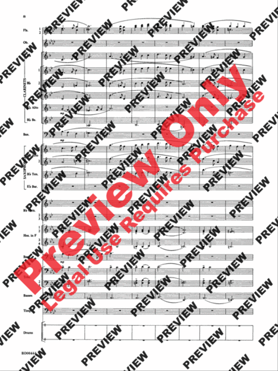 Lethbridge Overture Concert Band scores gallery preview page 9