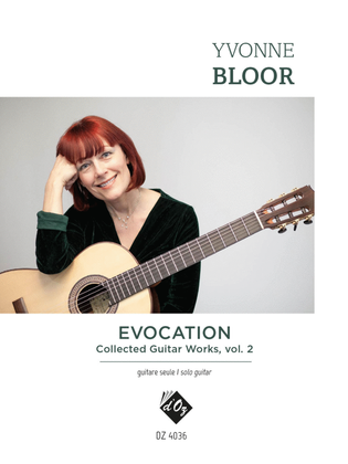 Book cover for Evocation, Collected Guitar Works, vol. 2