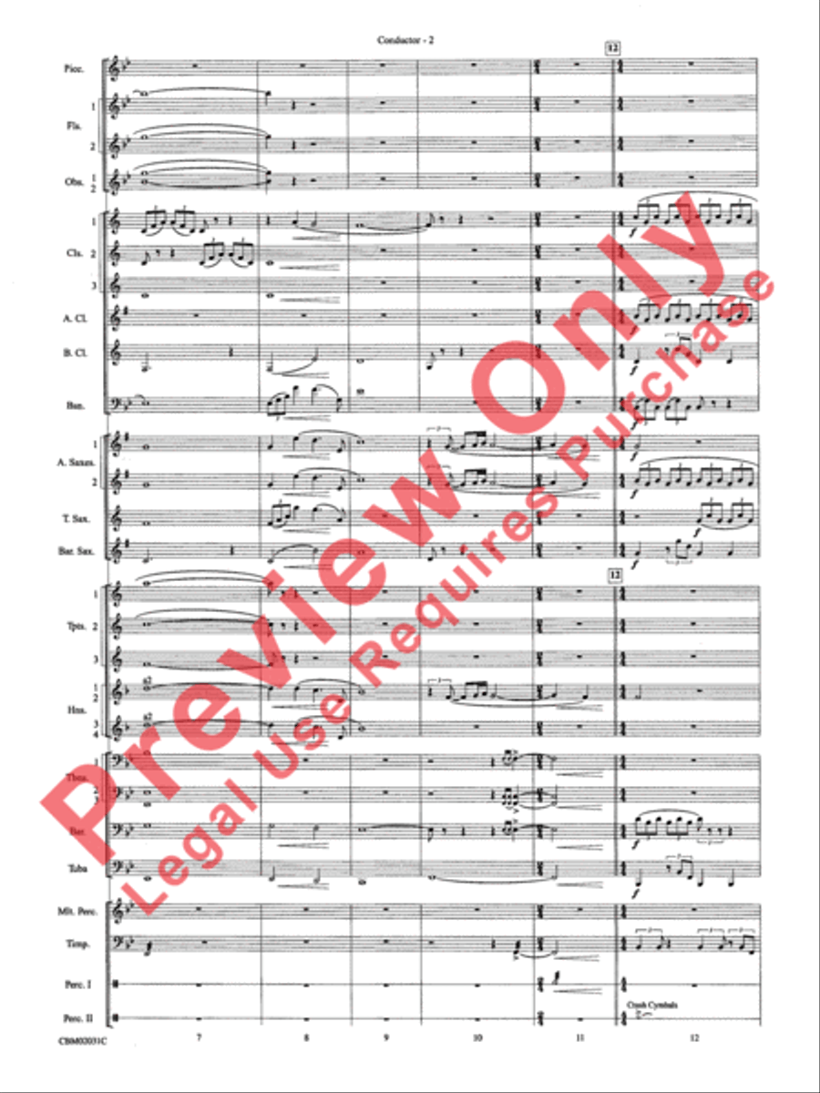 Band of Brothers, Symphonic Suite from Concert Band scores gallery preview page 5