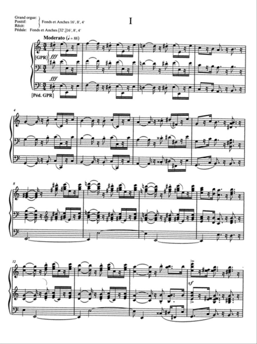 Symphonie VII in A Minor Organ scores gallery preview page 3