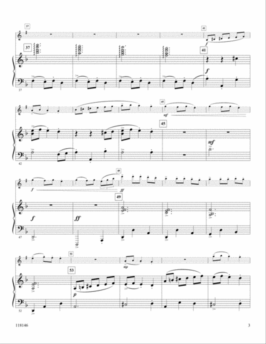 Carol Of The Bells Clarinet Solo scores gallery preview page 3