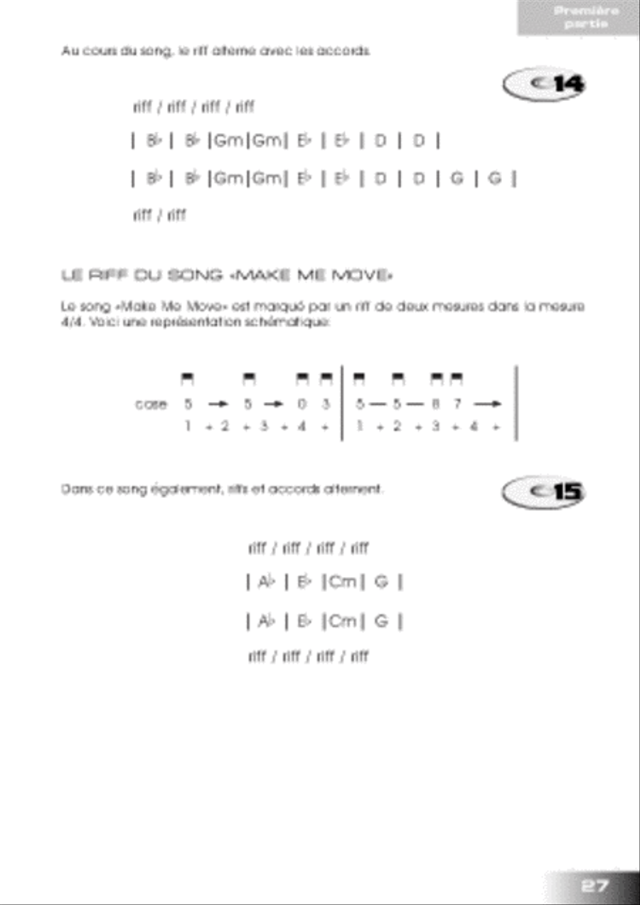 Electric Guitar Basics, French Edition Electric Guitar scores gallery preview page 3