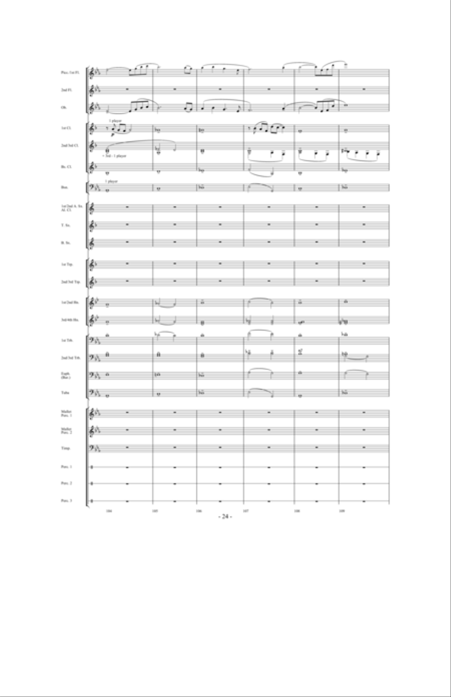 In Pursuit of Troy Concert Band scores gallery preview page 22
