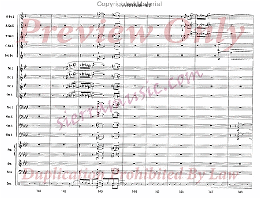 Li'l Bro's Blues Li'l Bro's Blues Jazz Ensemble scores gallery preview page 20