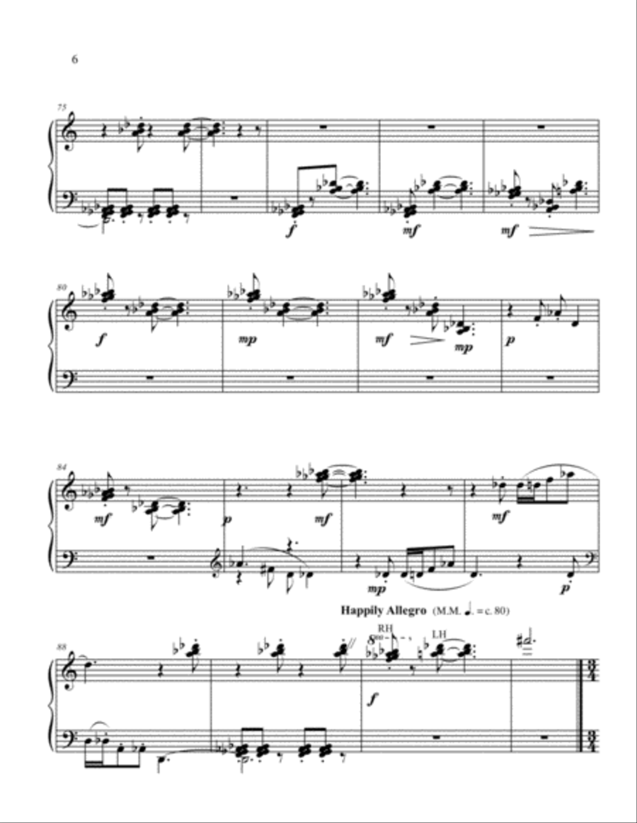 Upon Adopting Teenaged Felines Piano Solo scores gallery preview page 6