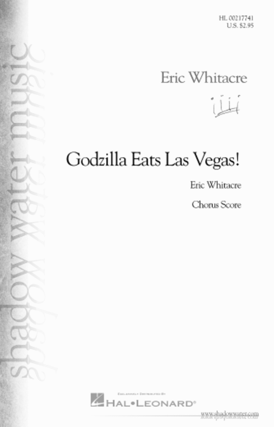 Eric Whitacre : Sheet music books