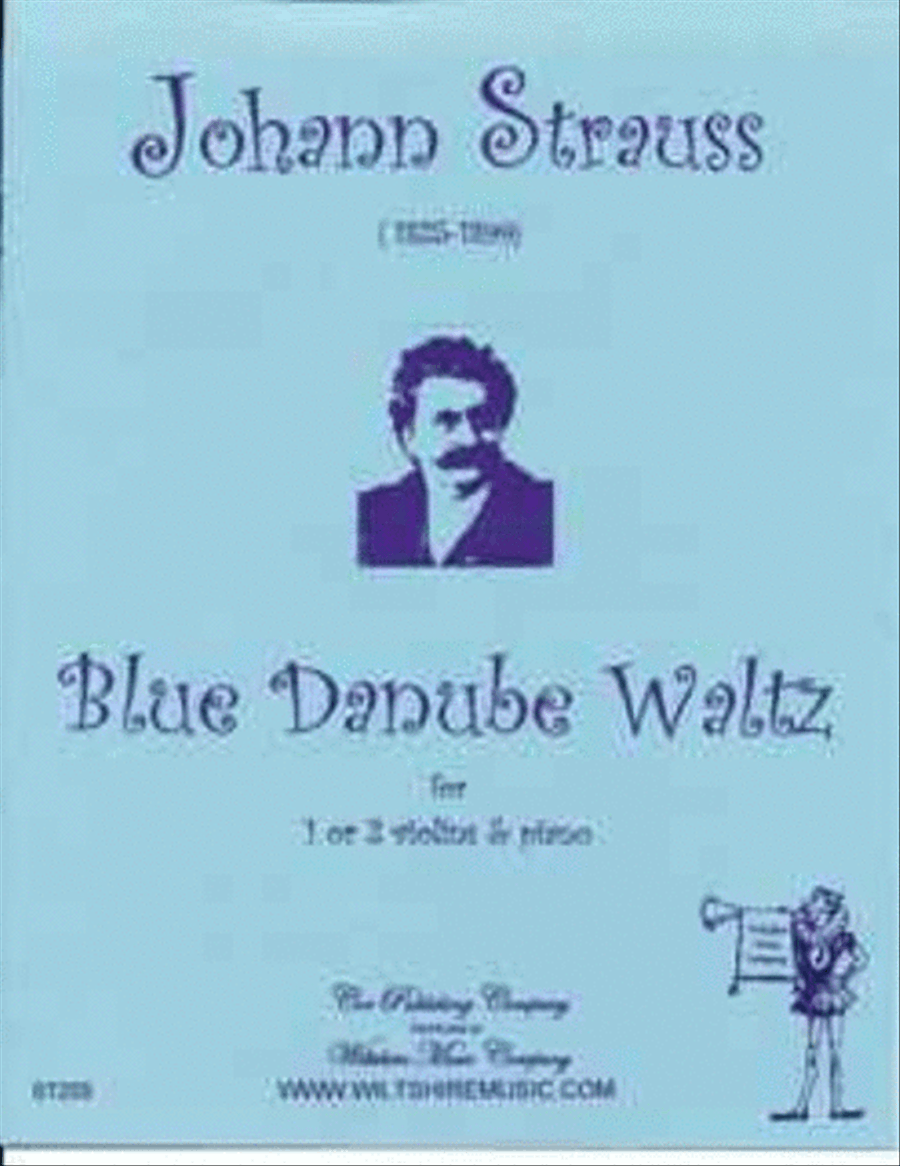 Blue Danube Waltz Violin scores gallery preview page 1