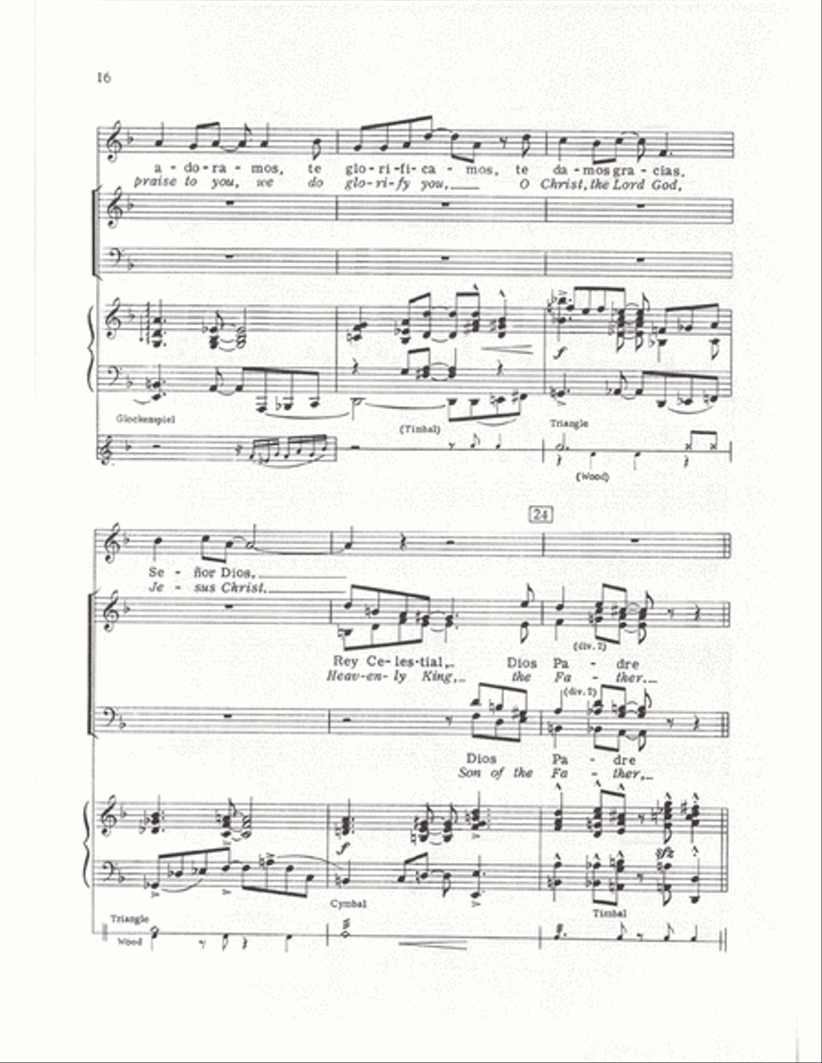 The Cuban Mass (Vocal Score) 4-Part scores gallery preview page 13