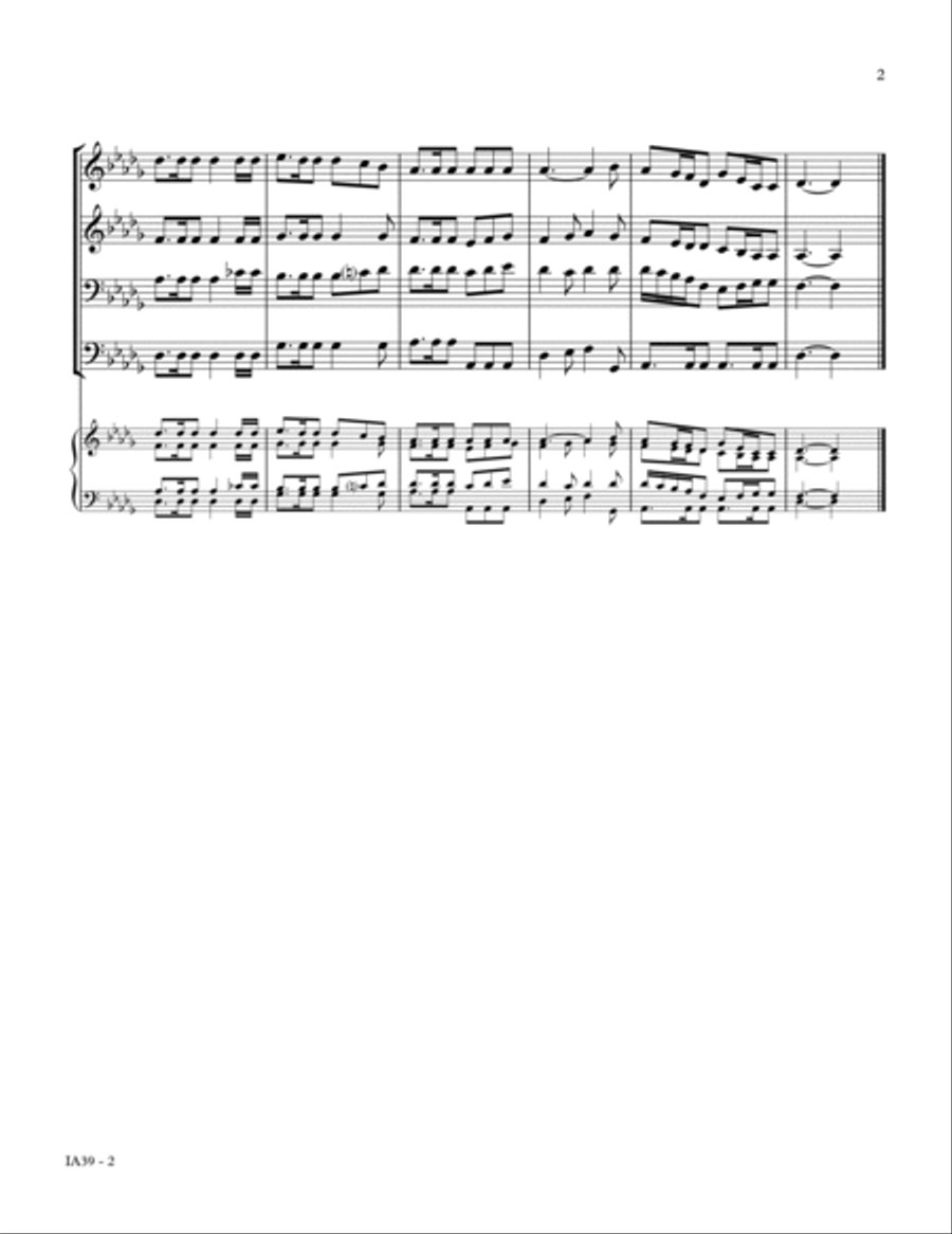 KIRKPATRICK (He Hideth My Soul) Small Ensemble scores gallery preview page 3