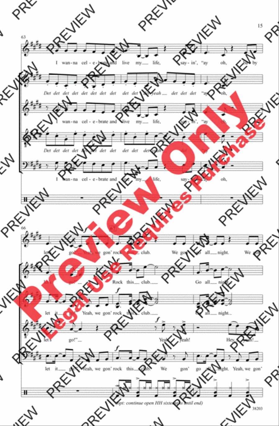 Dynamite 4-Part scores gallery preview page 15