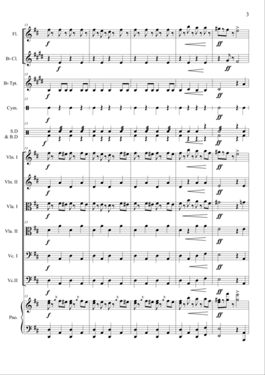 Radetzky Marsch Radetzky Marsch Orchestra scores gallery preview page 3