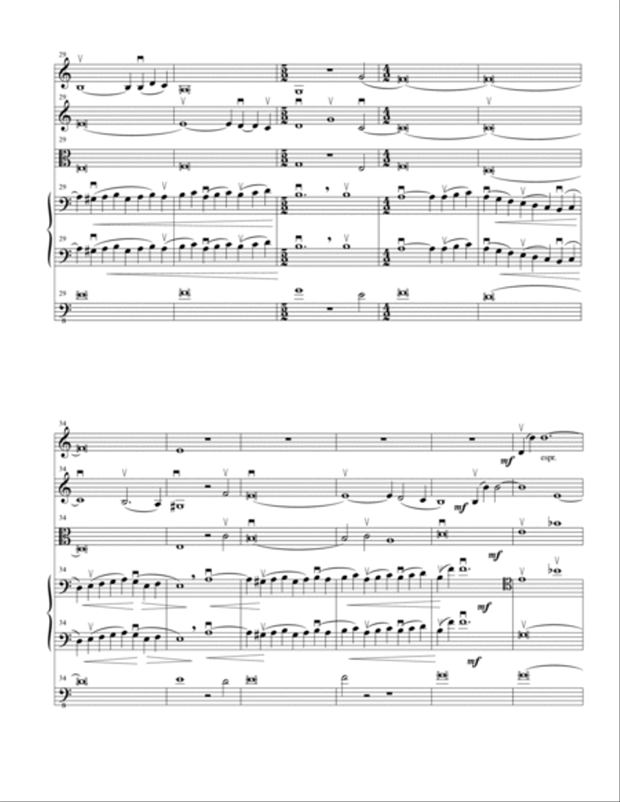 Adagio for Strings Chamber Music scores gallery preview page 4